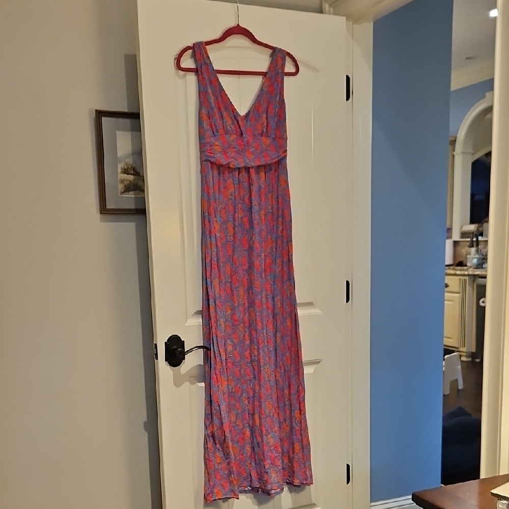 VGUC Lilly Pulitzer Hold Your Horses Sloane Maxi Dress